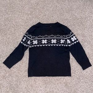 H&M boys black sweater, size 4-6